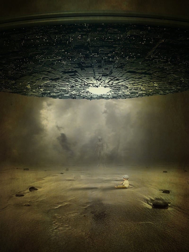 Alien UFO Extraterrestrial Planet